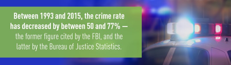 there has been a decrease in crime in the past 25 years